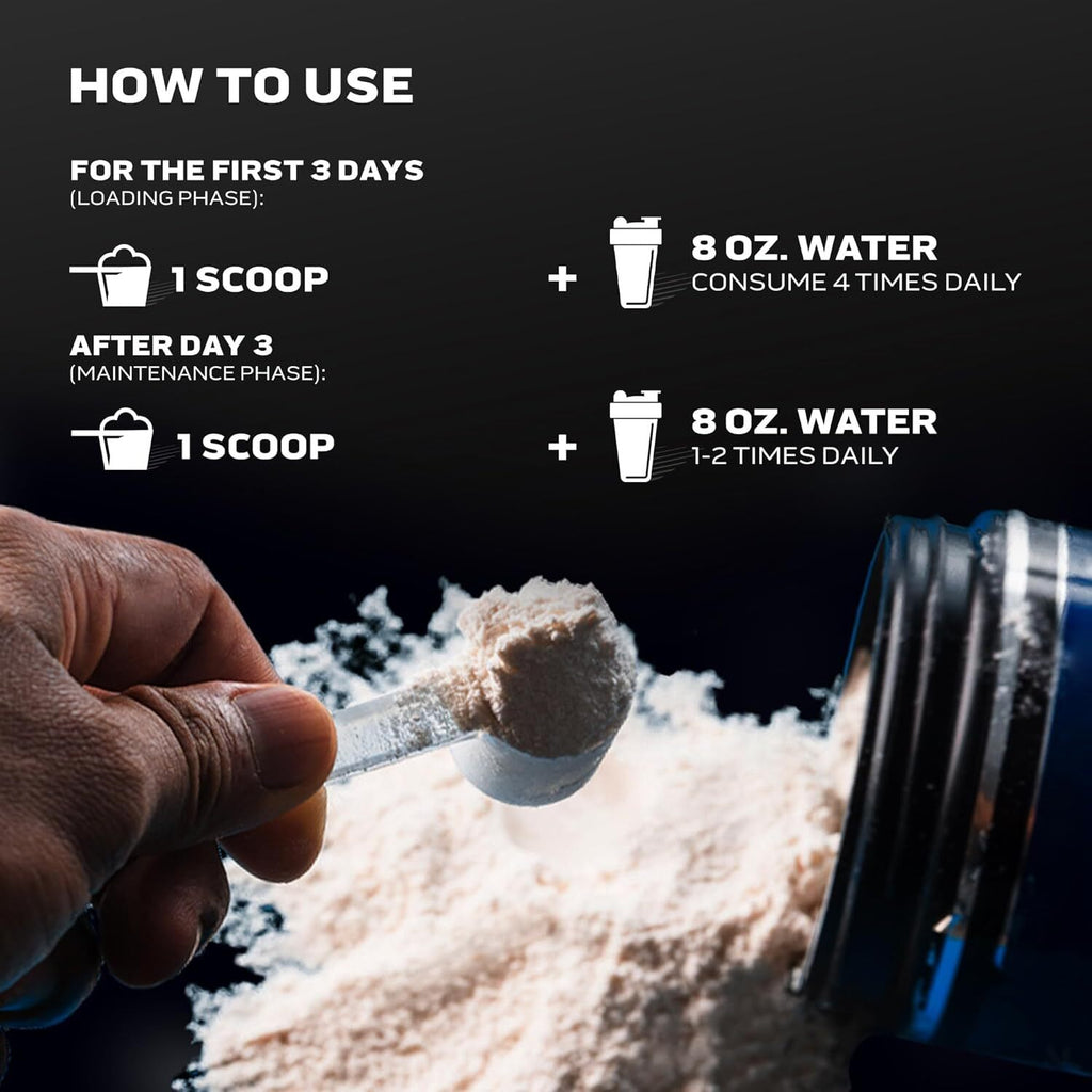 Creatine Monohydrate Powder Platinum Pure Micronized Muscle Recovery + Builder