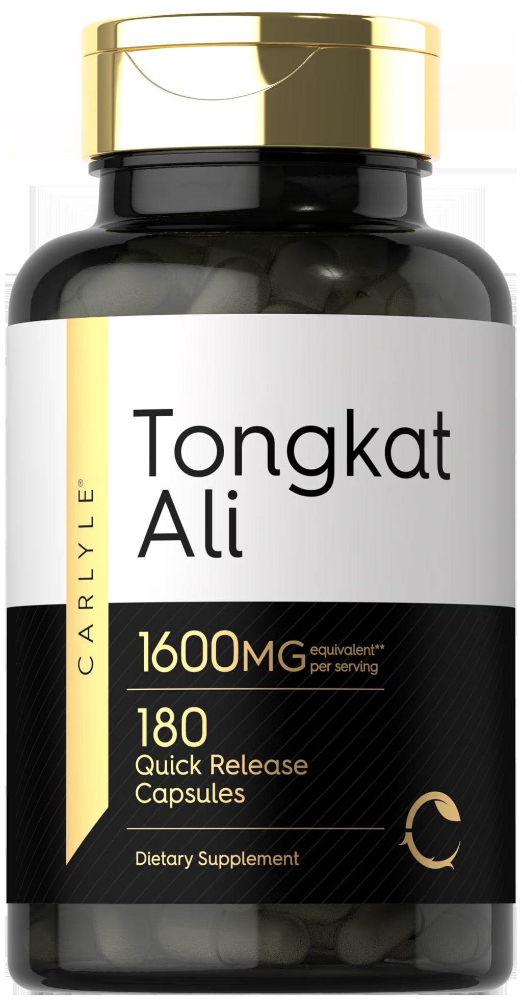 Tongkat Ali 1600Mg | 180 Capsules | Non-Gmo and Gluten Free Supplement | by Carlyle