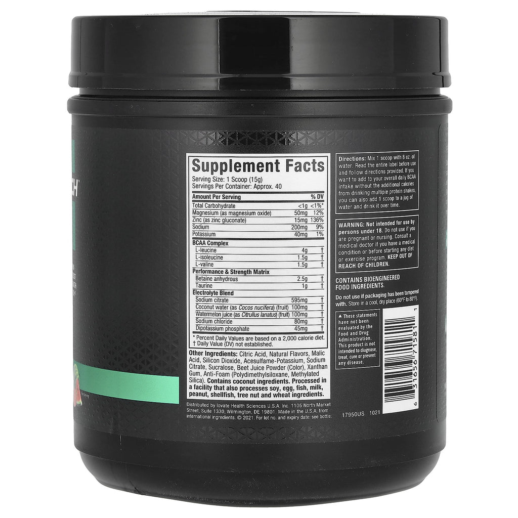 Amino Build, Strawberry Watermelon, 20.92 Oz (593 G)