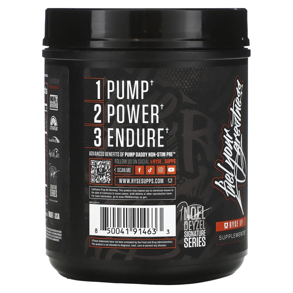 RYSE Pump Daddy V2 Pre Workout Powder - Freedom Rocks - 40 Servings