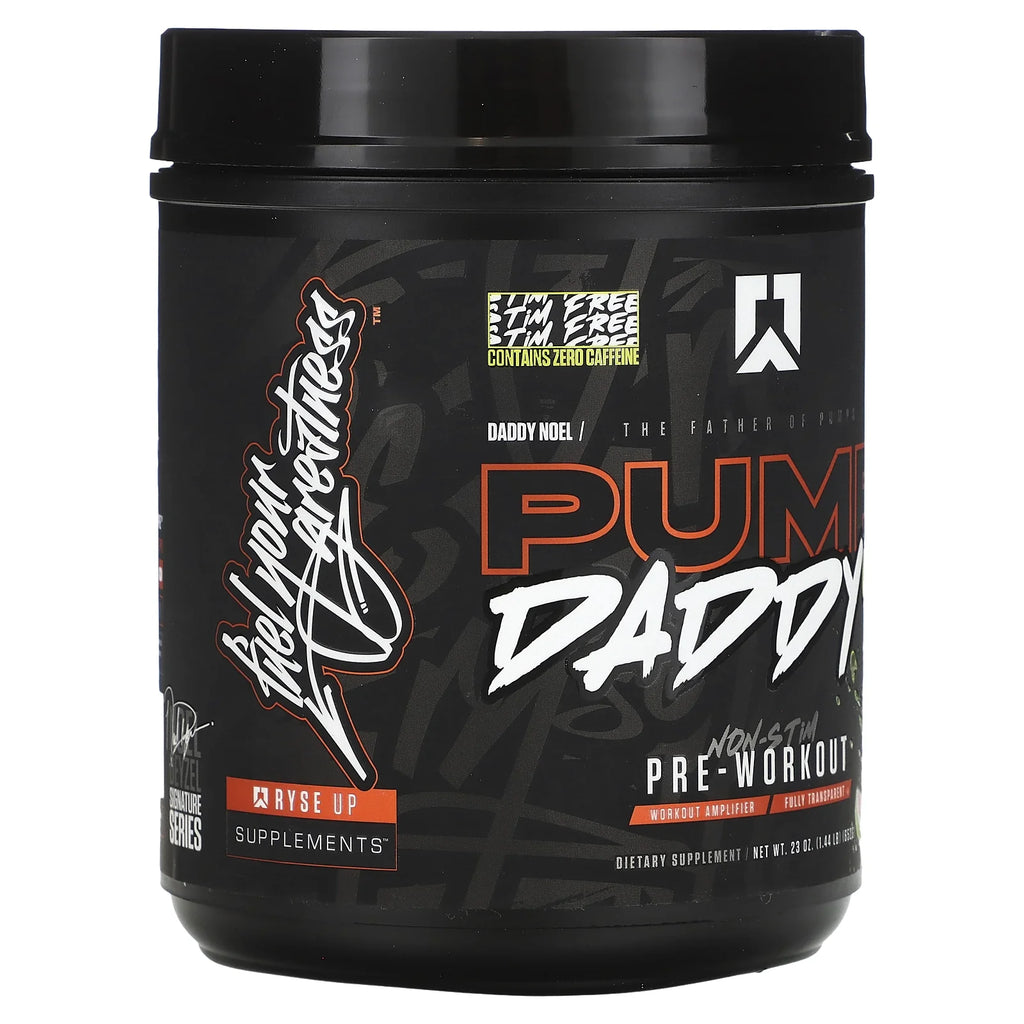 RYSE Pump Daddy V2 Pre Workout Powder - Candy Watermelon - 40 Servings