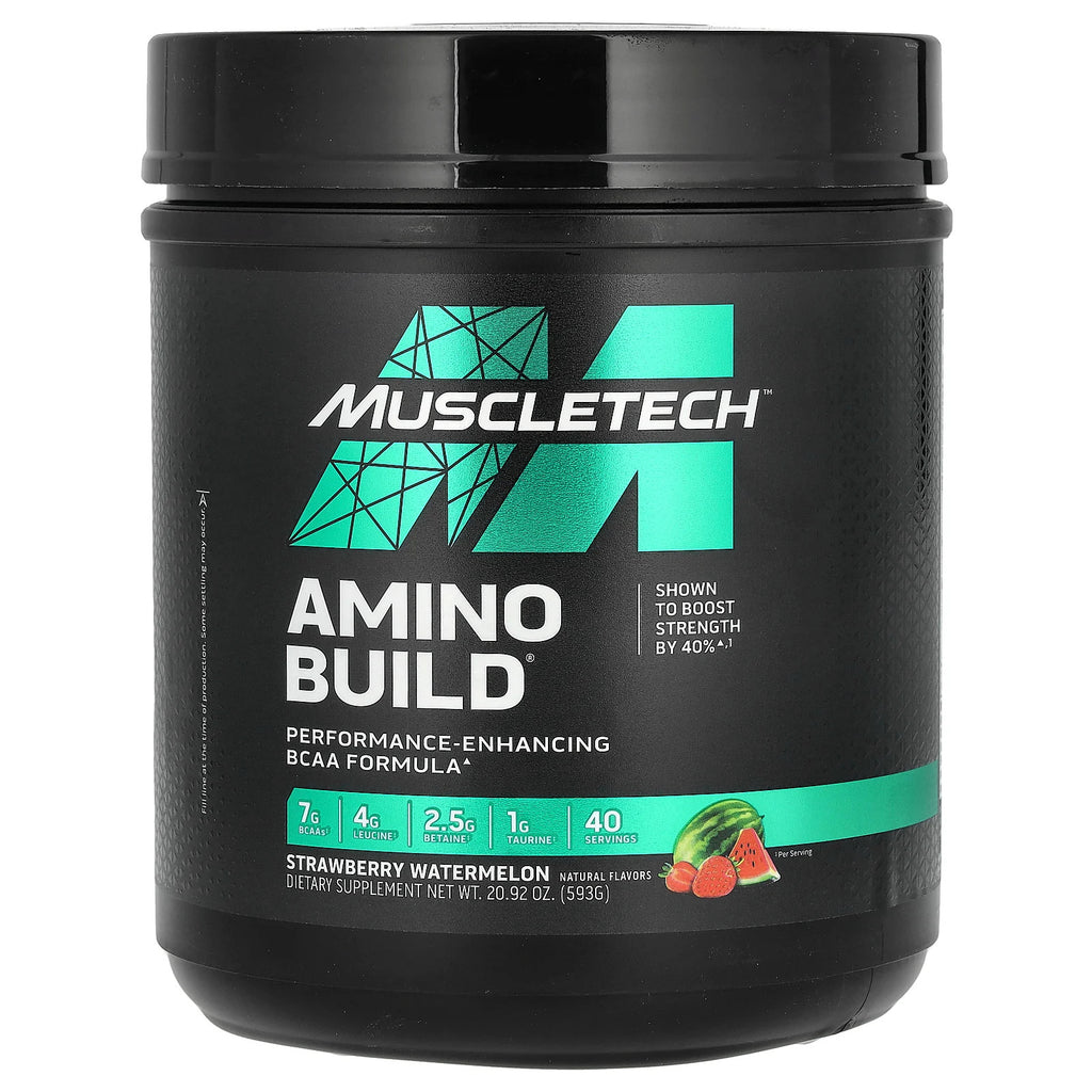 Amino Build, Strawberry Watermelon, 20.92 Oz (593 G)