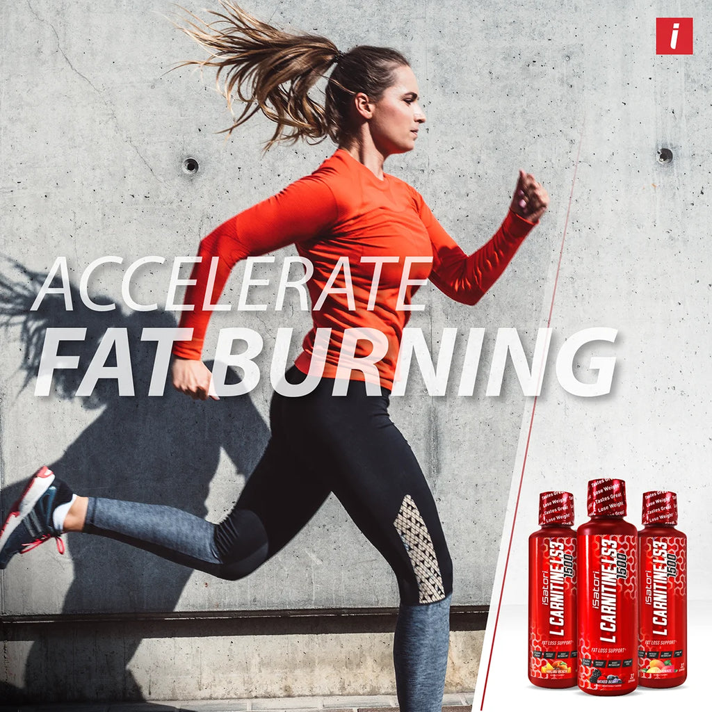 Isatori L-Carnitine LS3 Concentrated Liquid Metabolic Enhancer and Energy Booster - Health and Fitness - Keto Friendly - Stimulant Free - Mixed Berry 1500Mg (32 Servings)